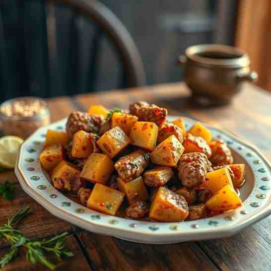 Hearty Kurdak - Easy Recipes with Potatoes and Meat